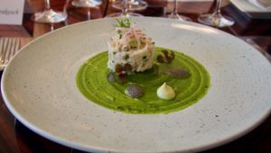 sand crab and avocado