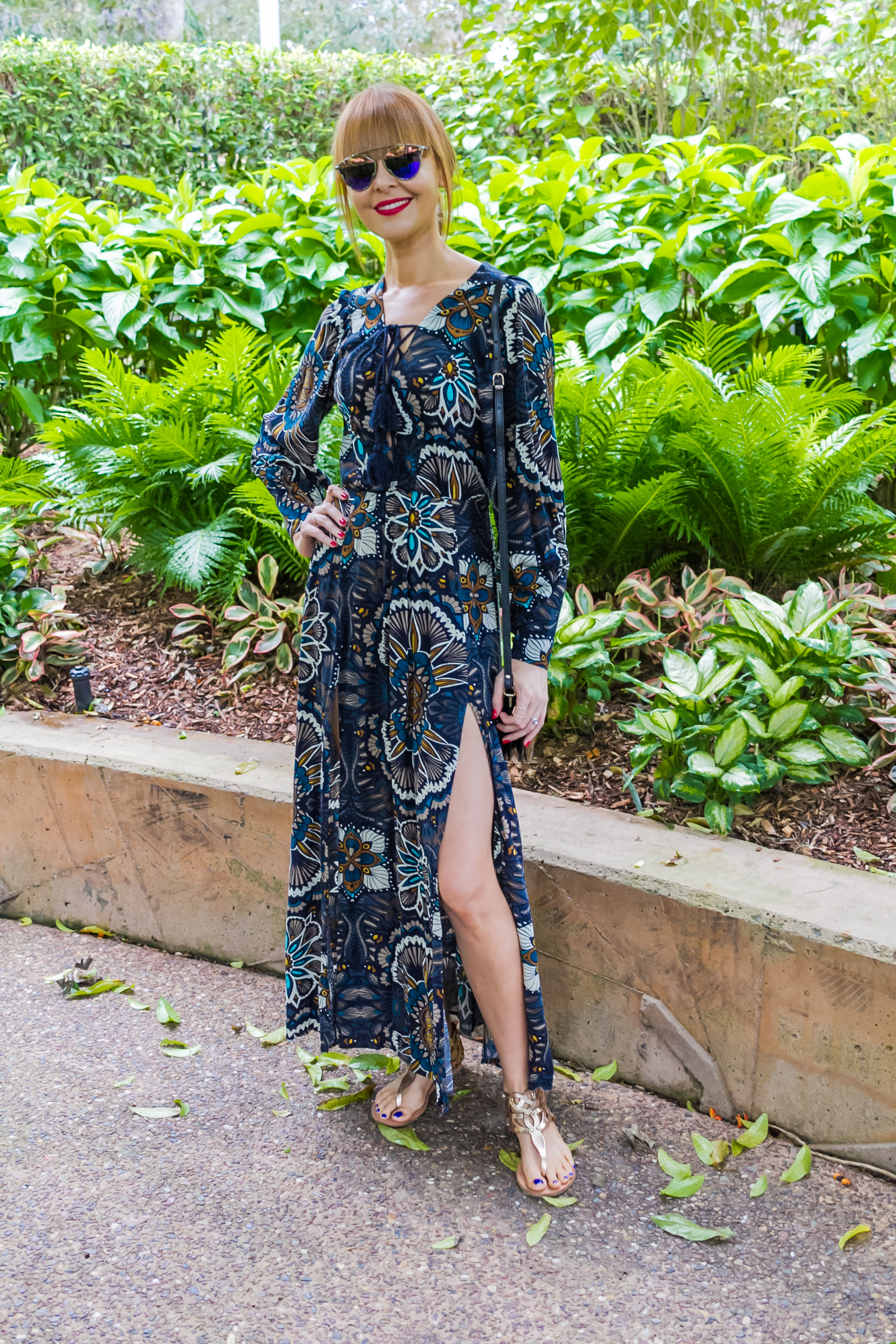 H&m boho outlet maxi dress